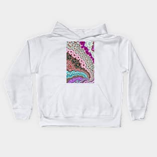 Colorful detailed background pattern Kids Hoodie